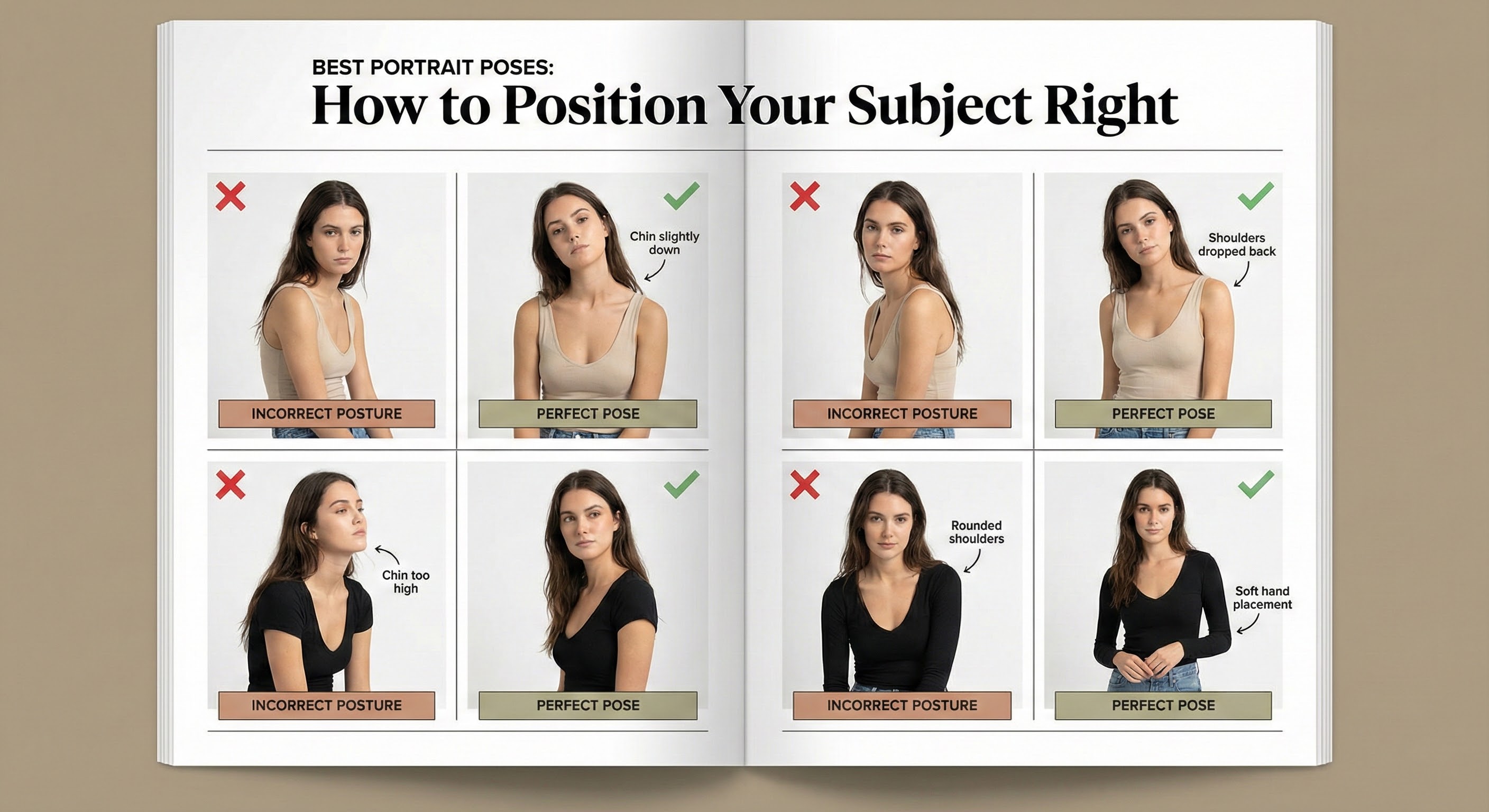 Best Portrait Poses How to Position Your Subject Right