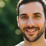 man in natural light portrait photography example