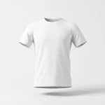 Ghost mannequin photography example showing a white t‑shirt floating on invisible mannequin