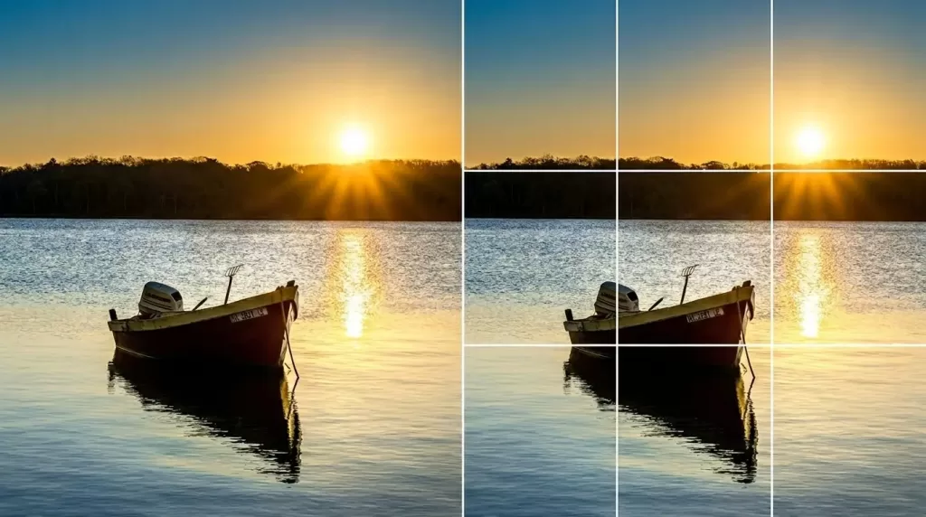 Rule of thirds composition example for photography beginners
