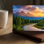 4x6 photo print on a table illustrating common photo size usage