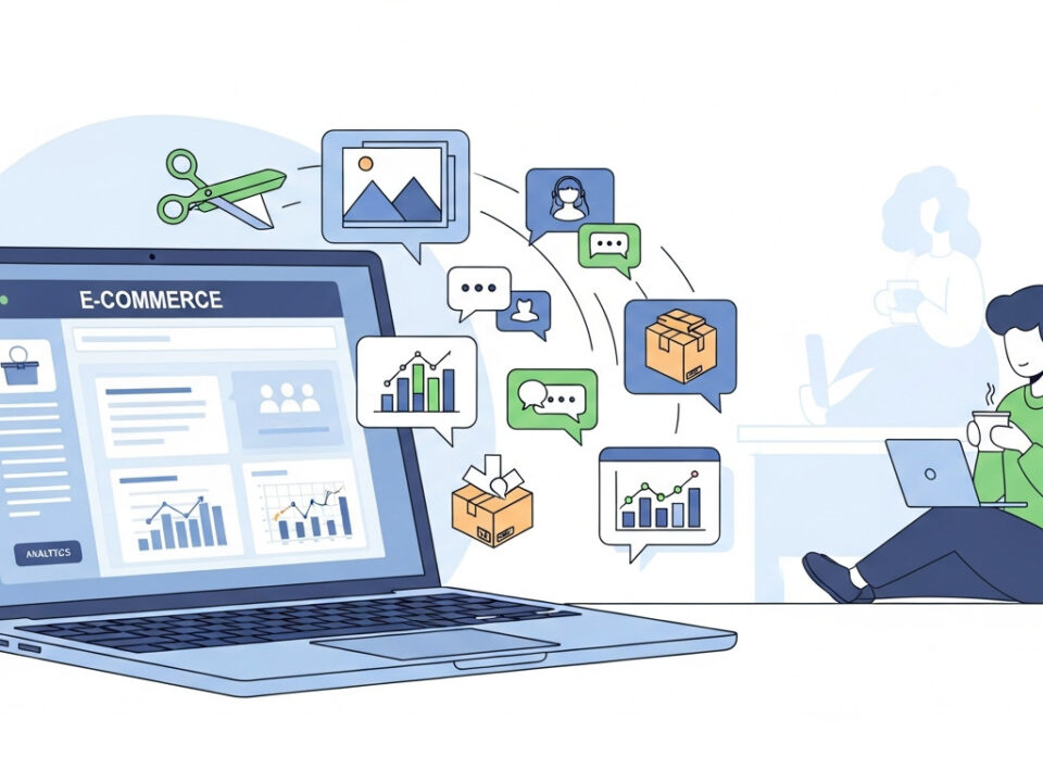 Ecommerce entrepreneur delegating tasks to professional outsourcing team for faster business growth