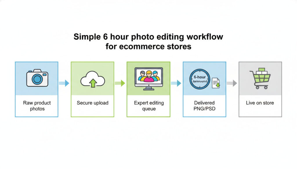 Simple 6-hour photo editing workflow for ecommerce stores