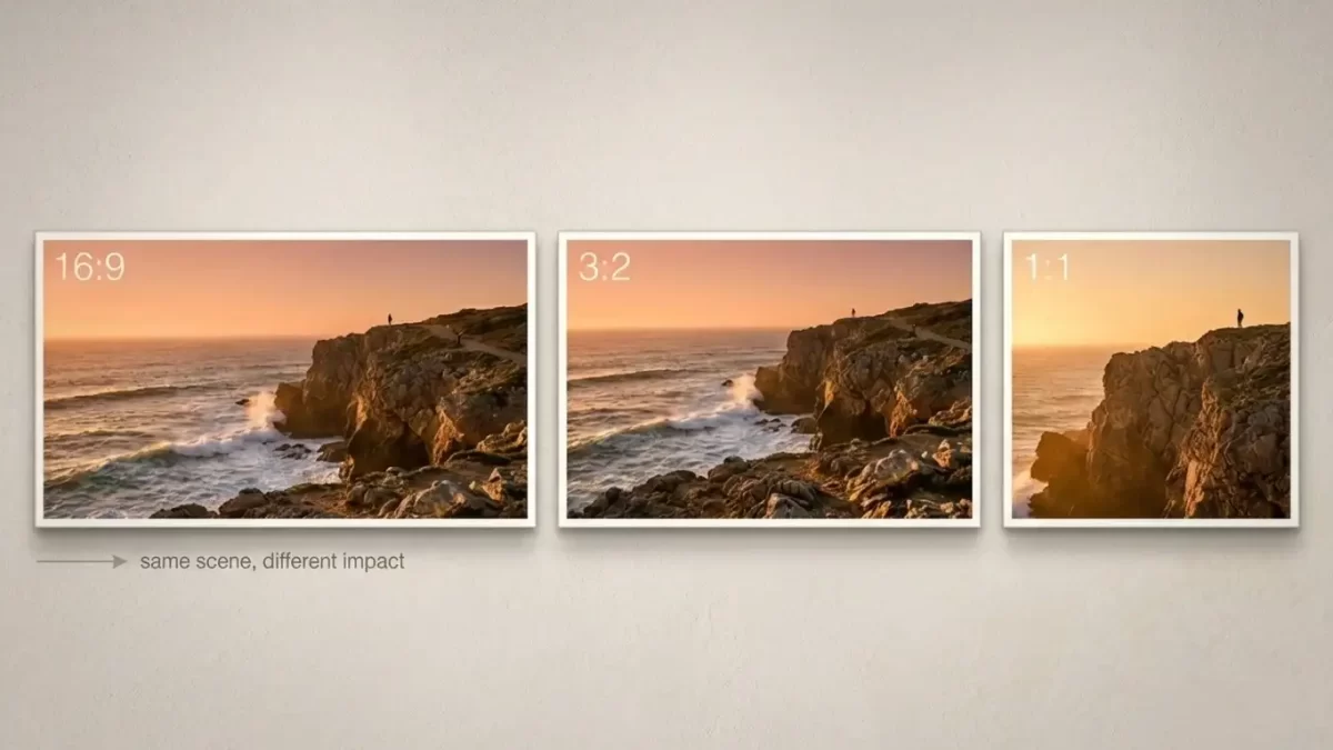 How to choose the right aspect ratio in photography