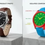 Photoshop layers demonstrating multiple clipping path