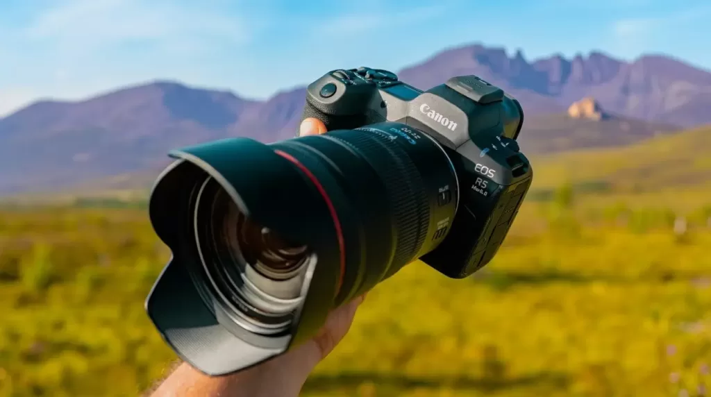Canon EOS R5 Mark II 45MP mirrorless camera