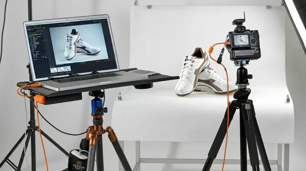 Clean ecommerce product photography on white background