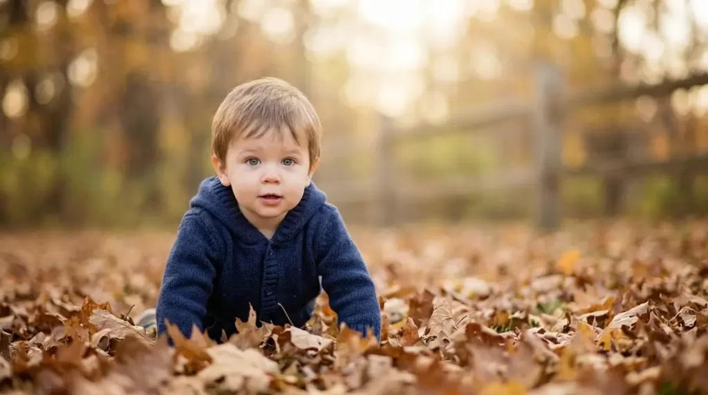 Wide aperture portrait with creamy bokeh background blur