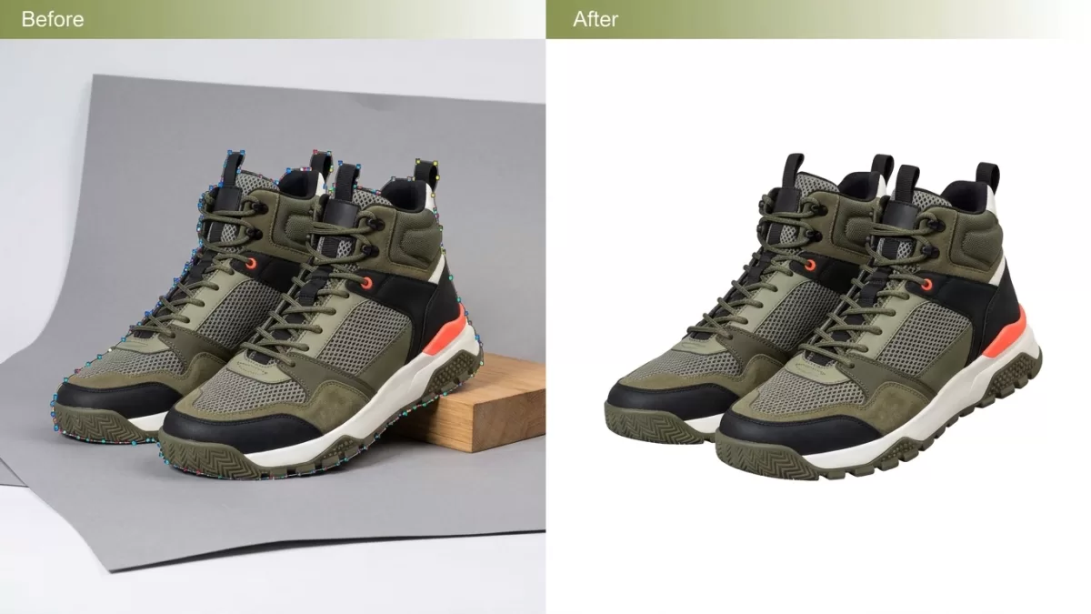Photoshop pen tool clipping path around a product