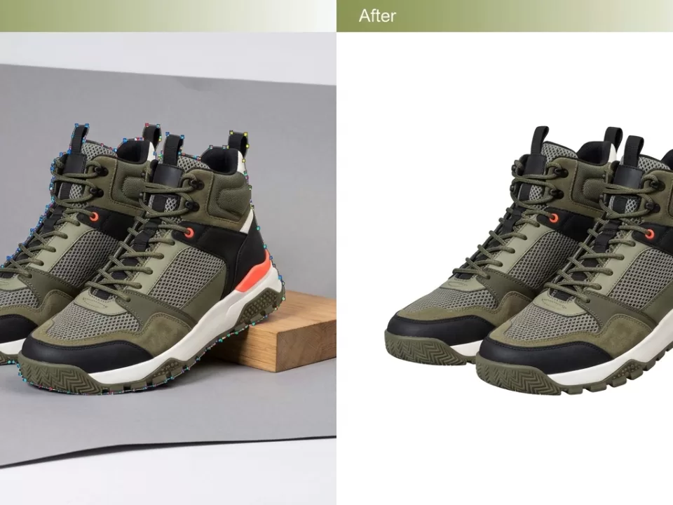 Photoshop pen tool clipping path around a product
