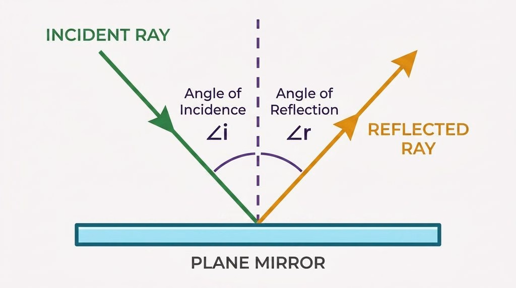 Law of Reflection diagram