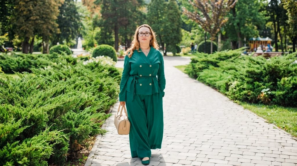 Plus-size fashion for a confident woman