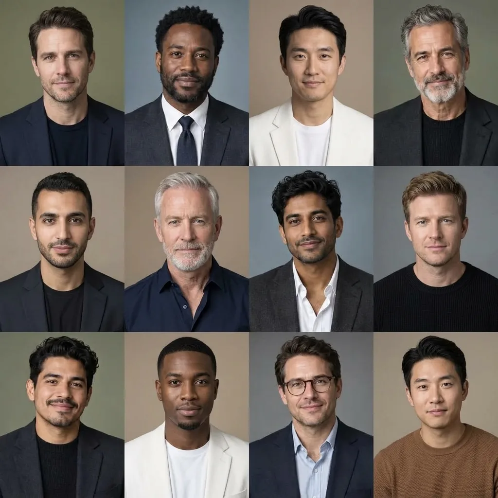 Professional AI headshot generated with a Gemini prompt
