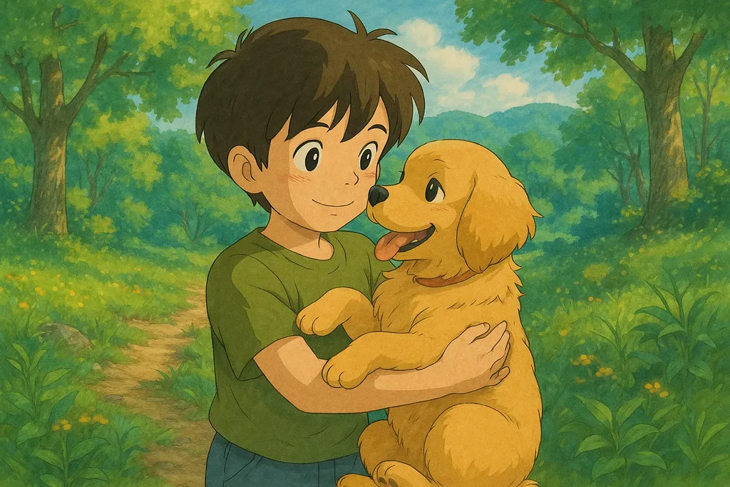 Studio Ghibli style AI portrait