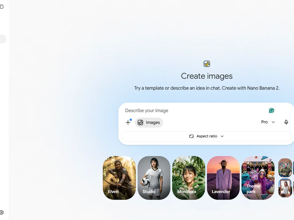 Google Gemini Nano Banana AI image tool inside the Gemini app