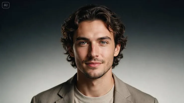 AI generated professional headshot portrait
