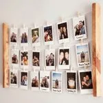 Polaroid-style photo collage wall — the look most people want, achievable from any photo