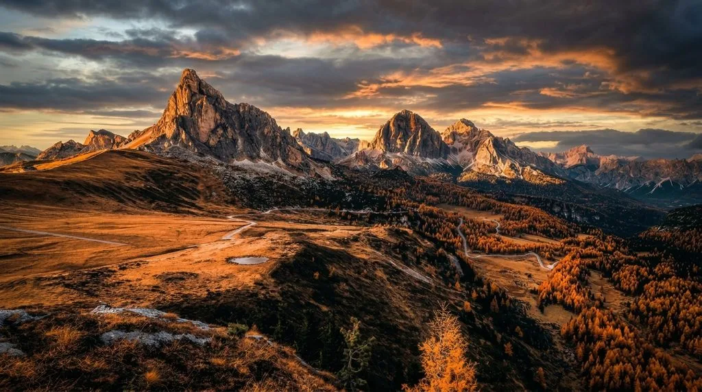 Stunning HDR landscape photograph showing dramatic sky and detailed shadow areas