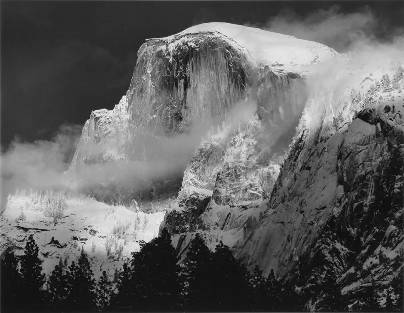 Ansel Adams black and white landscape — passes all seven elements of the test